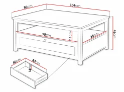Sofabord Comfivo Custos
