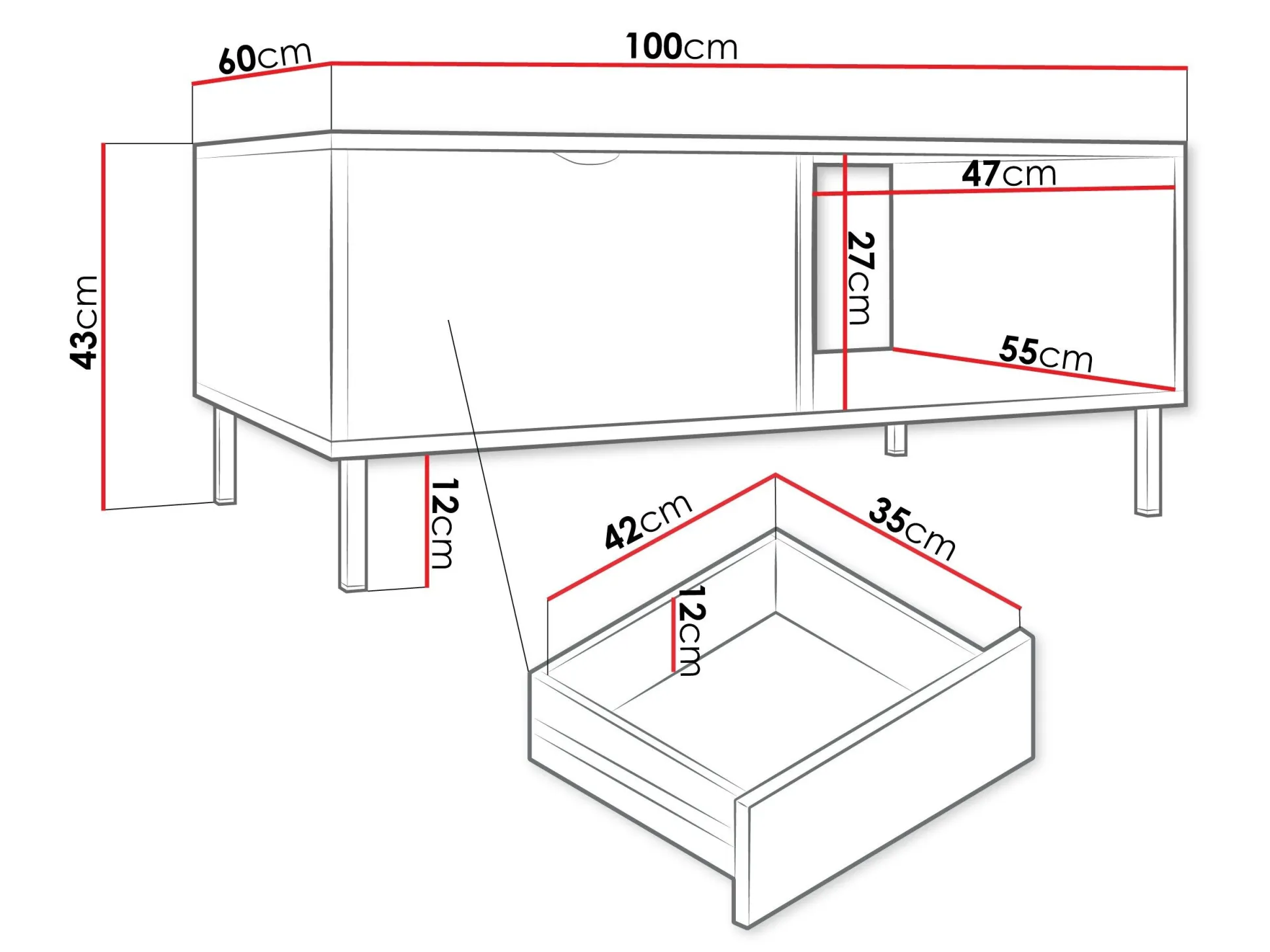 Sofabord Comfivo Elblare