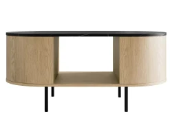 Sofabord Comfivo Livtena (Sort marmor + Sort)