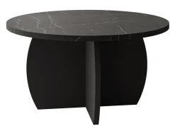 Sofabord Comfivo Pagas (Sort marmor + Sort)