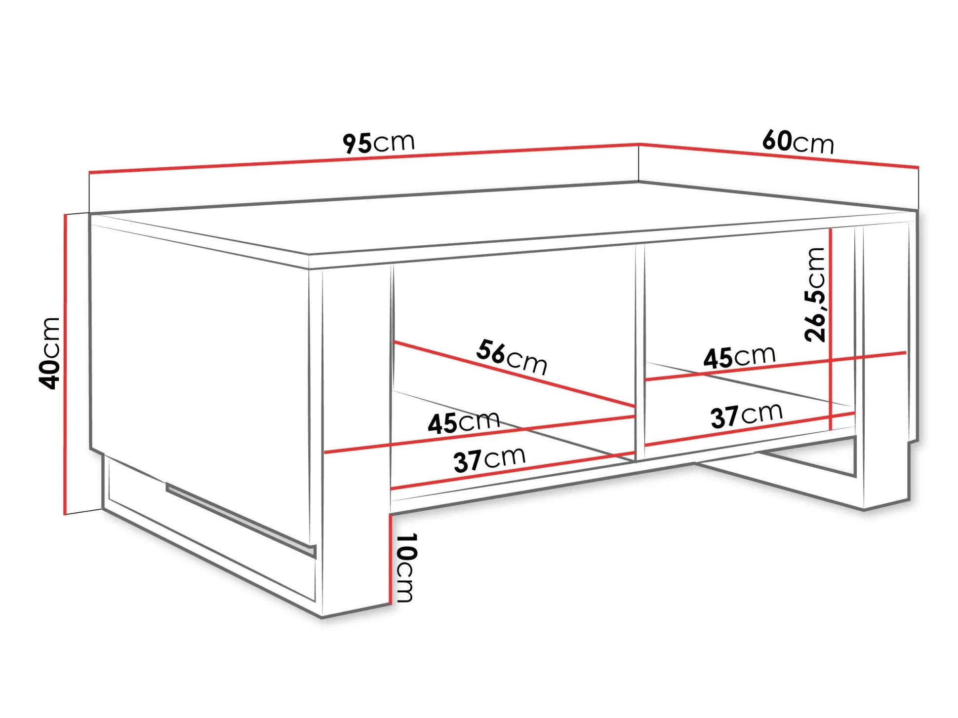 Sofabord Comfivo Vestora