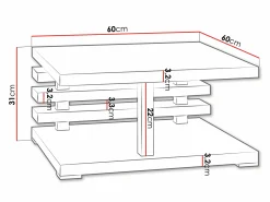 Sofabord Consortum (Mat hvid)