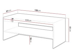 Sofabord Dicto (Hvid)