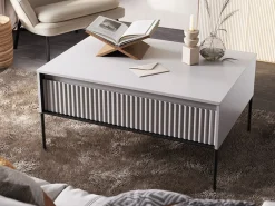 Sofabord Fernolu 110 (Grå + Sort)