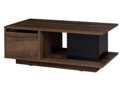 Sofabord Fivelbo 103 (Kloster eg + Blank sort)