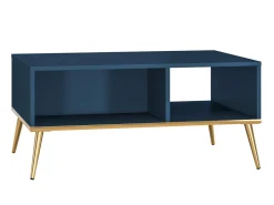 Sofabord Flonovu 106 (Mørkeblå + Gylden)
