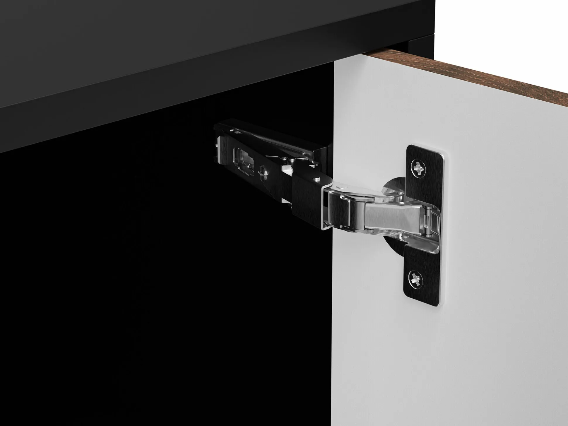 Sofabord Flosoru 103 (Valnød + Sort)