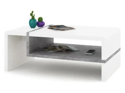 Sofabord Glendale 102 (Hvid + Beton)