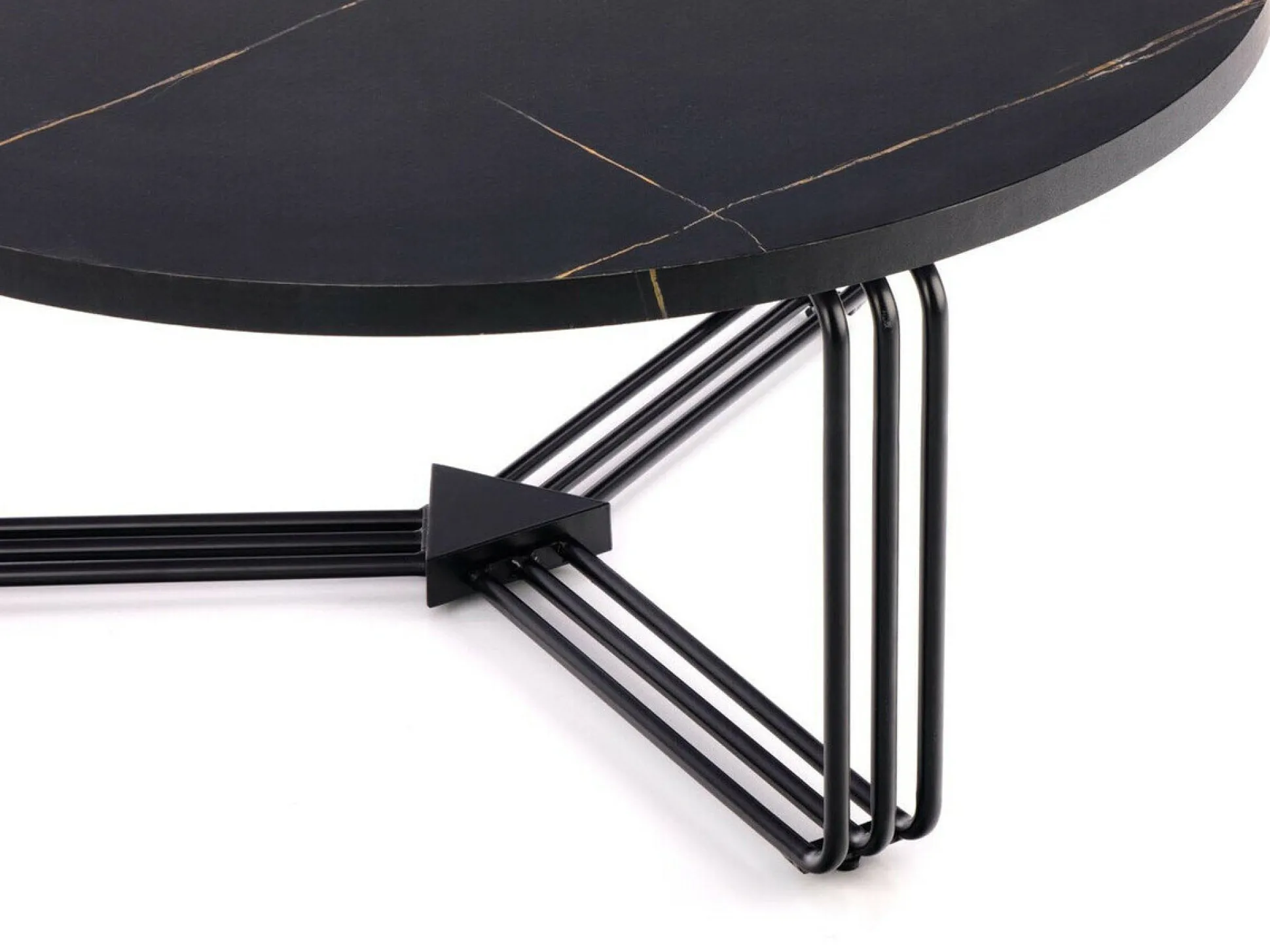 Sofabord Houston 1275 (Sort marmor + Sort)