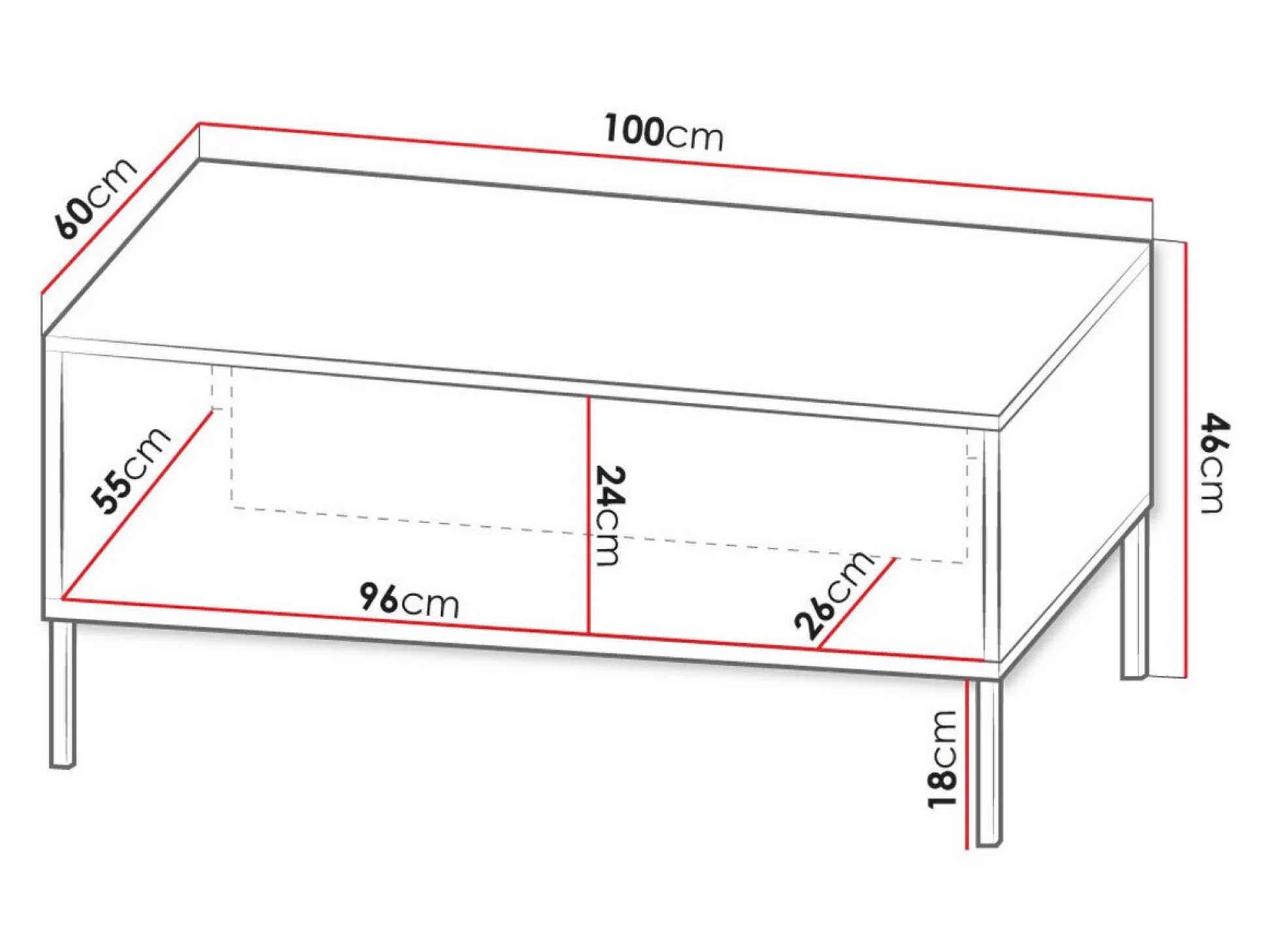 Sofabord Humanum (Hvid)