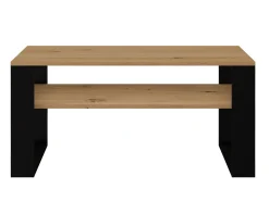 Sofabord Mandeville 208 (Artisan eg + Sort)