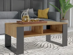 Sofabord Mandeville 209 (Artisan eg + Antracit)