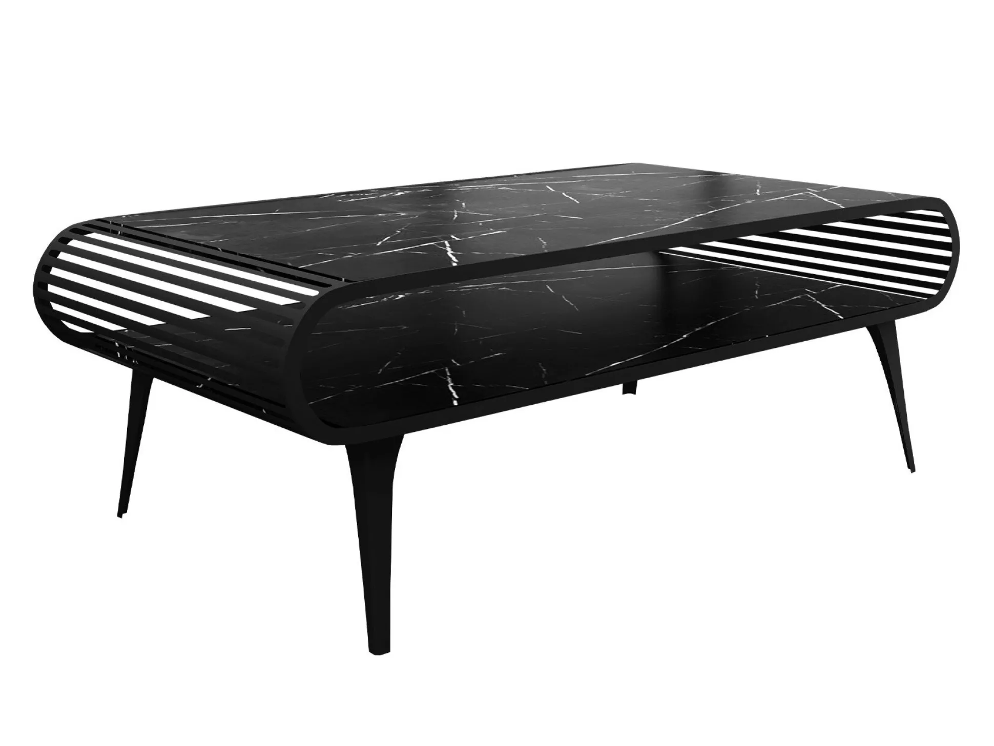 Sofabord Oswego 161 (Sort marmor)