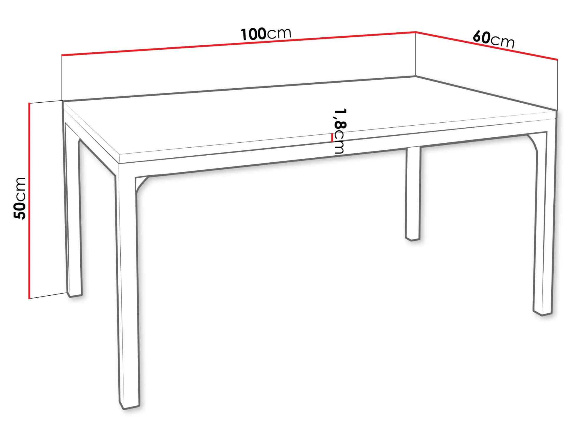 Sofabord Oswego 138 (Valnød + Sort)