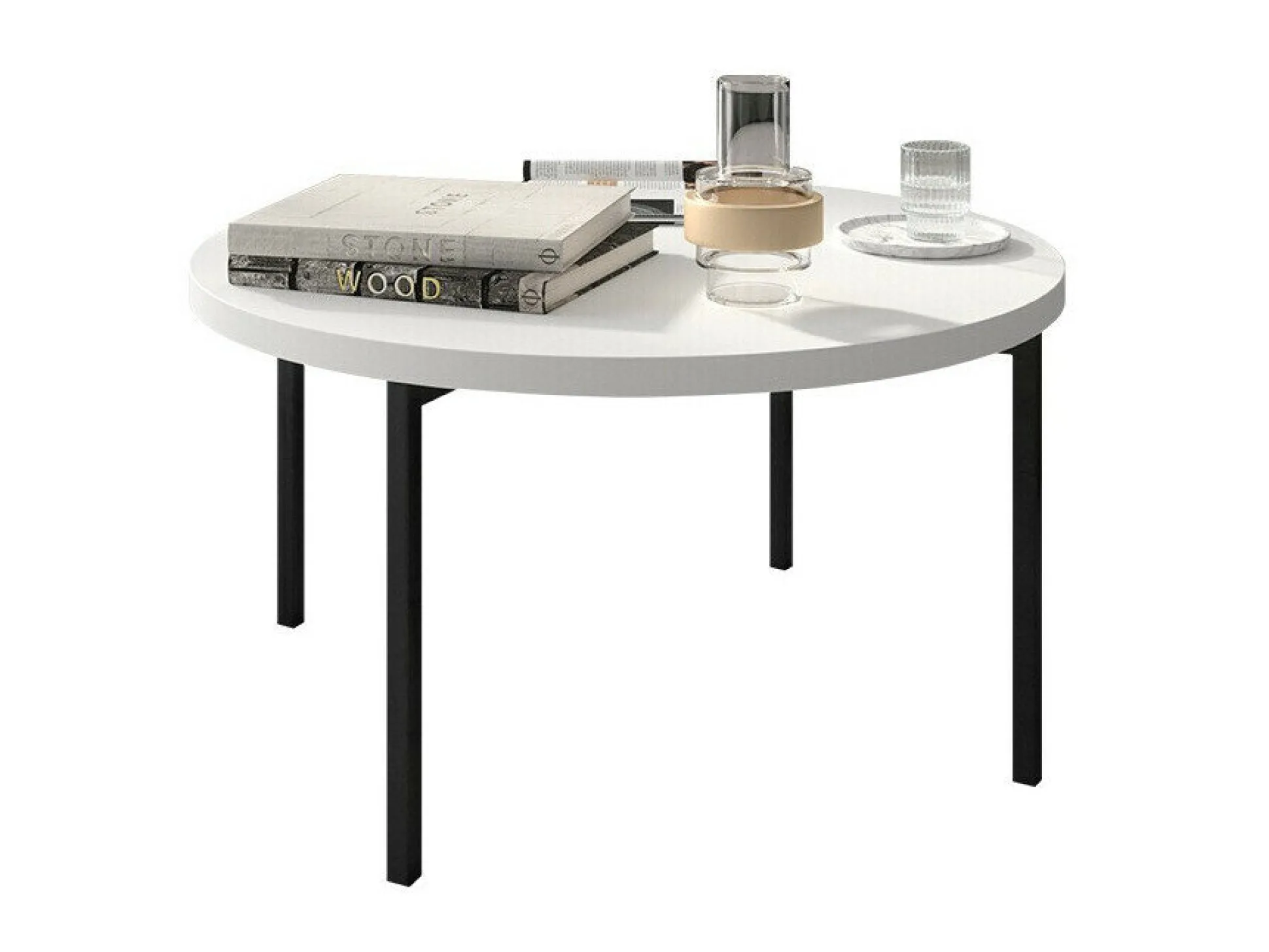 Sofabord Providence 178 (Hvid + Sort)