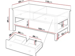 Sofabord Romelbo 131