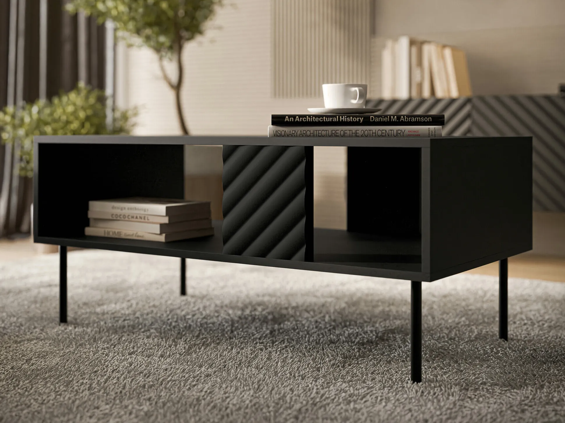 Sofabord Sillen (Sort)