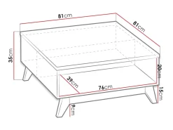 Sofabord Sorvera 107
