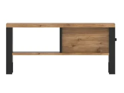 Sofabord Tornua 107 (Mørk gran + Mat sort)