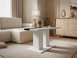 Sofabord Tucson 147 (Hvid + Sort)