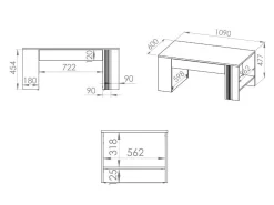 Sofabord Venleva 108