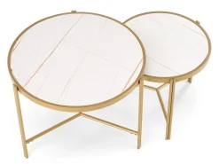 Sofabordssæt Houston 1867 (Hvid marmor)