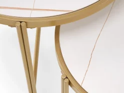 Sofabordssæt Houston 1867 (Hvid marmor)