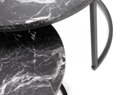 Sofabordssæt Houston 1832 (Sort marmor)