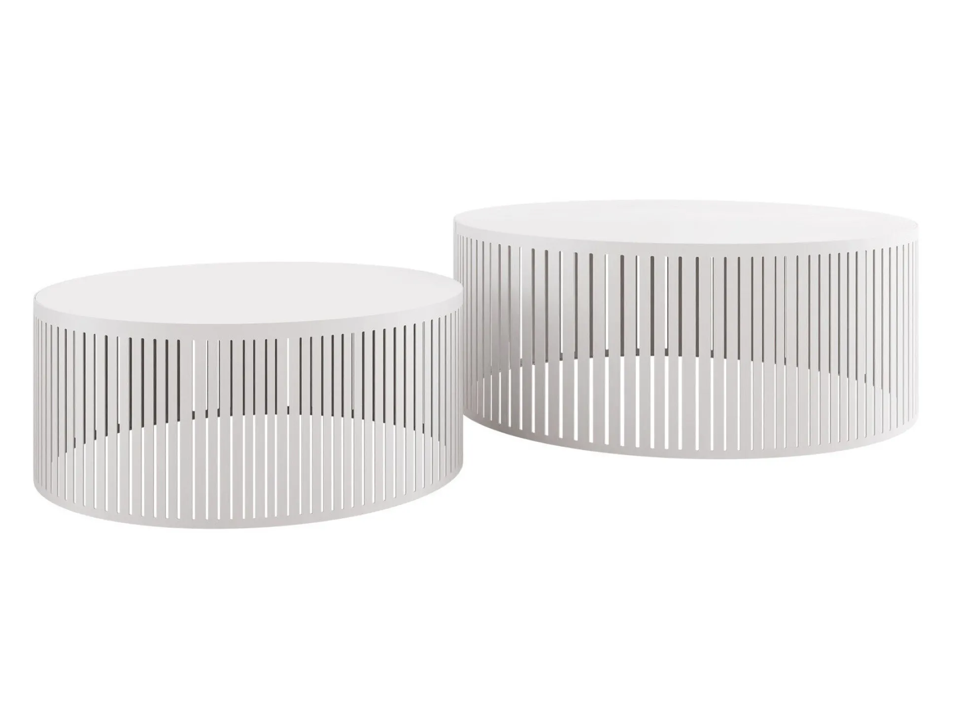 Sofabordssæt Prunis (Hvid)