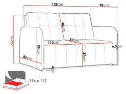 Sovesofa Aquarin II (Country 8)