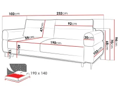 Sovesofa ComfiDream Celel (Blur 19)