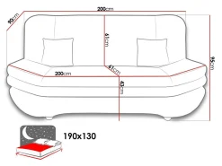 Sovesofa Comfivo Silva (Boss 12)