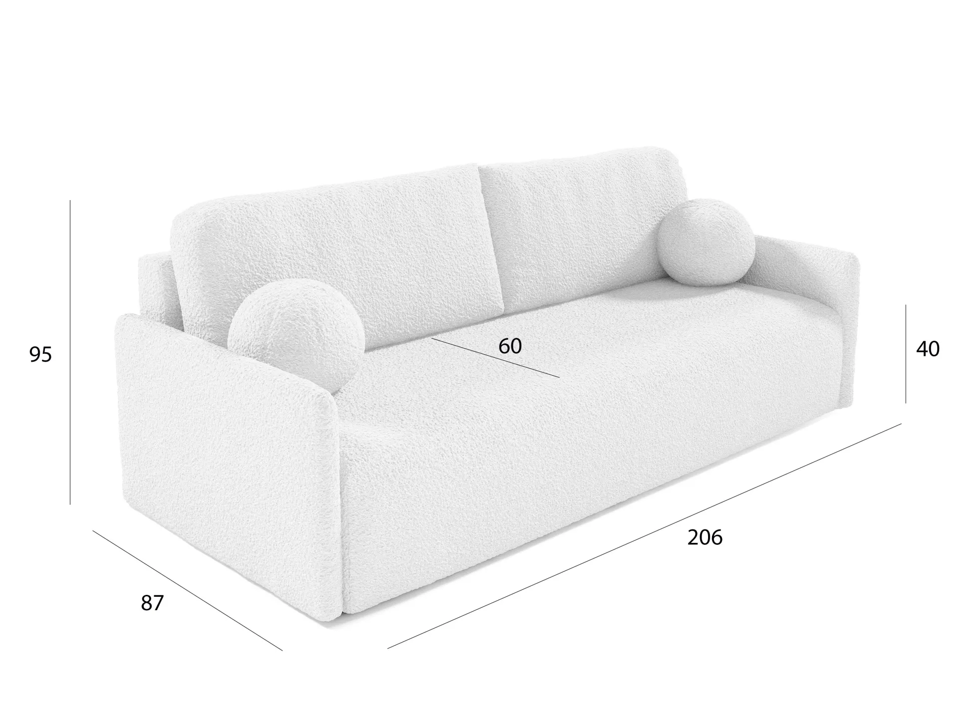 Sovesofa Greensboro 107