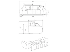 Sovesofa Kingston 148
