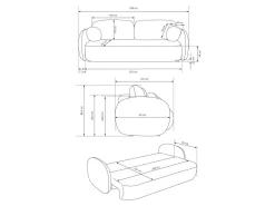 Sovesofa Kingston 139 (Abriamio 2)
