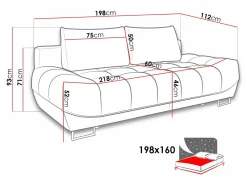 Sovesofa Lincoln 181 (Zetta 305)