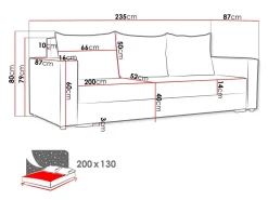 Sovesofa Muncie 104 (Mikrofaza 0014 + Mikrofaza 0015)