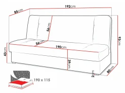 Sovesofa Sapies (Lawa 05)