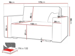 Sovesofa Serora III (Neve 34)
