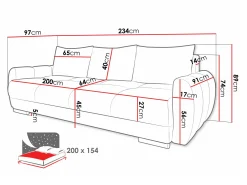 Sovesofa Signis III (Velo 623)