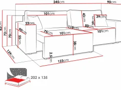 Sovesofa Vespes I (Poso 02)
