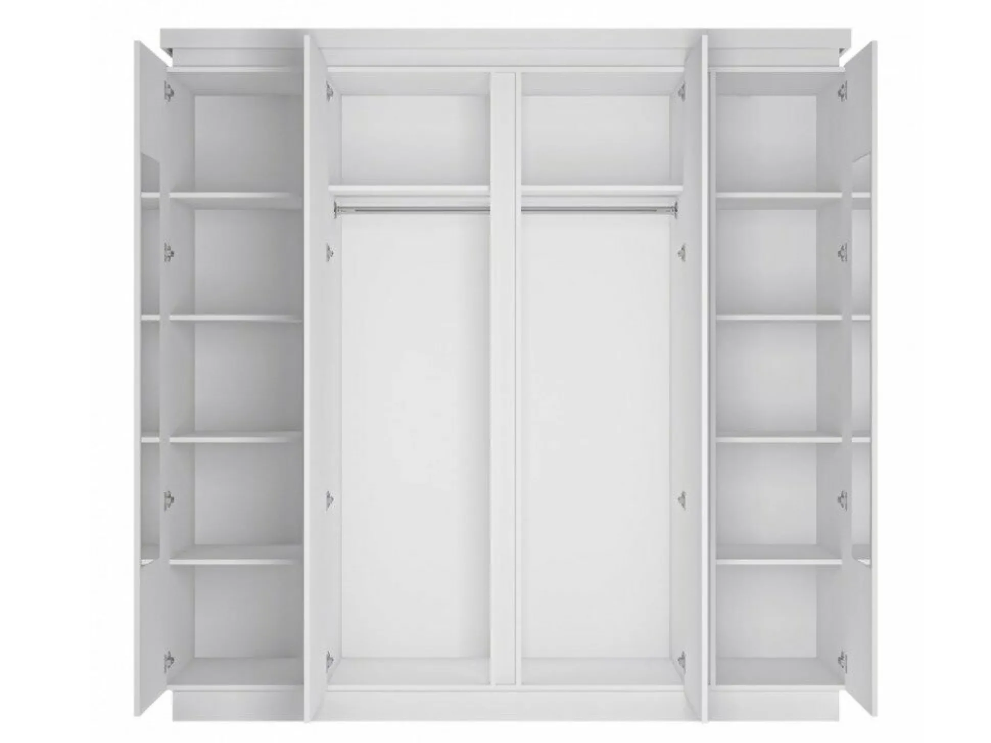 Soveværelsessæt Feldeli 122 (Hvid + Glansfuld hvid)