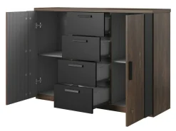 Soveværelsessæt Felelie 107 (Mørk flagstaf eg + Kobber)