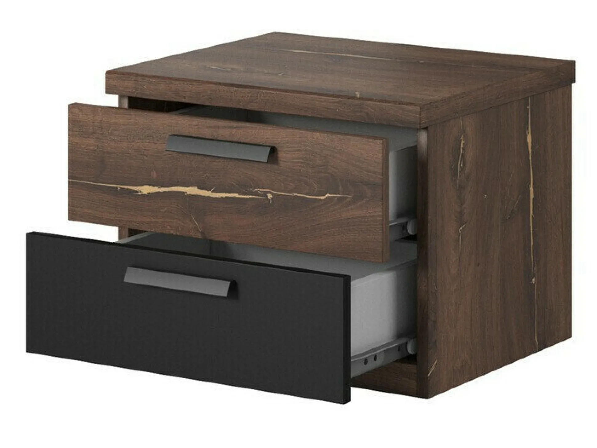 Soveværelsessæt Felelie 107 (Mørk flagstaf eg + Kobber)