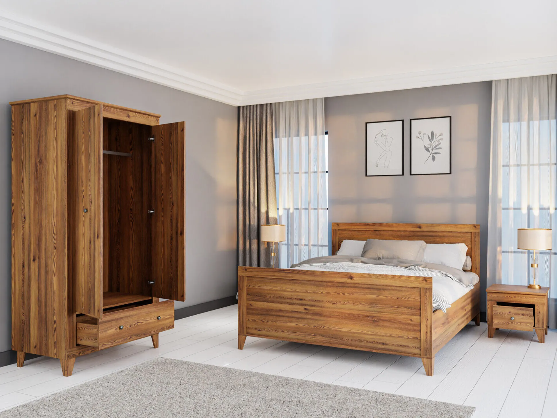 Soveværelsessæt Lirmora 126