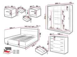 Soveværelsessæt Livsori 110