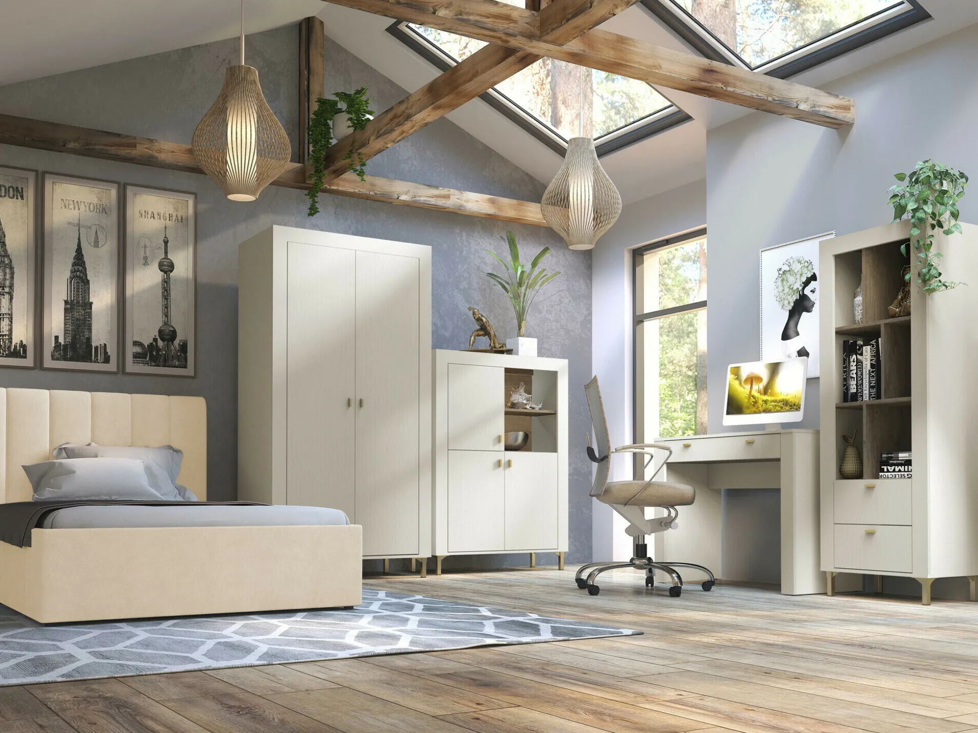 Soveværelsessæt Mormavu 116 (Kashmir)