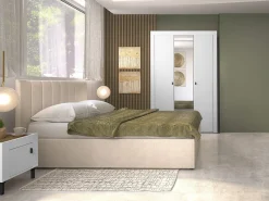 Soveværelsessæt Mormavu 113 (Mat hvid)