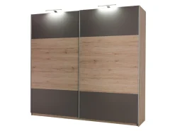 Soveværelsessæt Murrieta 151 (San remo eg + Grå)