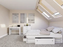 Soveværelsessæt Novsore 155 (Hvid)